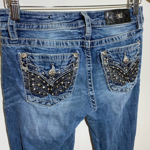 Miss Me Standard Boot Blue Jeans Great Condition Women’s Size 26x35.5 - Picture 3 of 5
